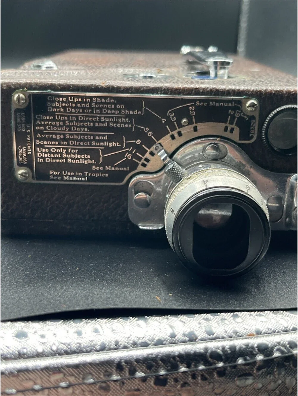 Vintage 16mm  Cine-Kodak Model K f/1.9 Film Movie Camera w/Case - Untested